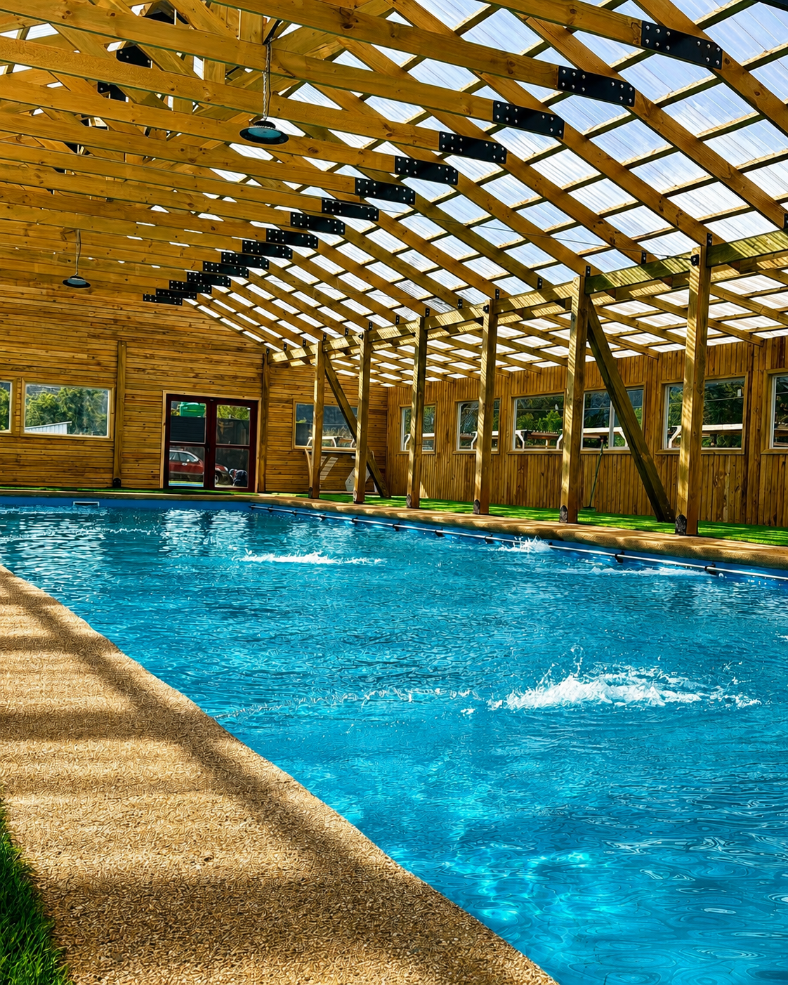 Piscina Climatizada en el Complejo Turístico Altos de Quelén